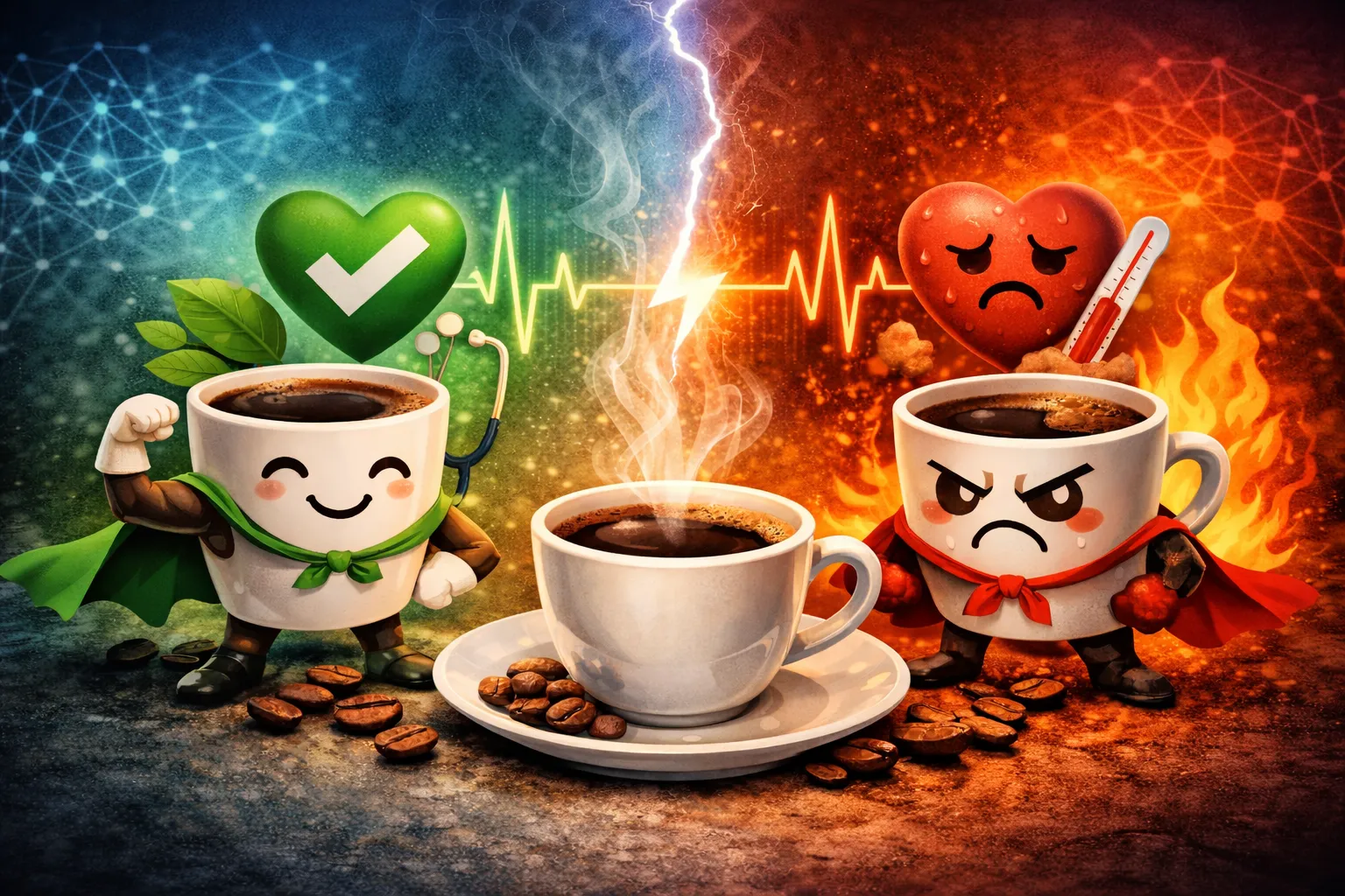 قهوه‌ات رو هوشمندانه بنوش: چگونه قهوه می‌تونه دوست یا دشمن بدنت باشه؟