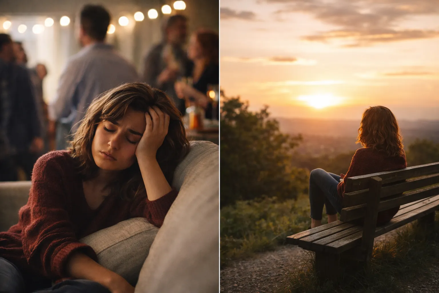 چرا بعد از مهمانی یا جمع، ناگهان خالی می‌شی؟ راهنمای آرام‌سازی خستگی اجتماعی