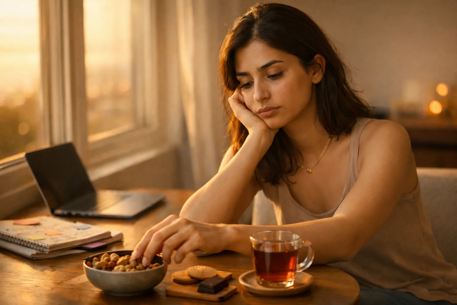 چرا عصرها بی‌دلیل گرسنه می‌شی؟ پشت‌پرده‌ی گرسنگی عصبی رو بشناس