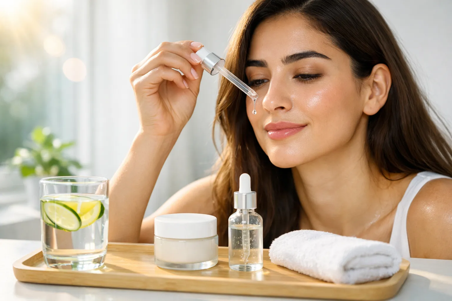 پوست کم‌آب چیست و چطور درمانش کنیم؟ راهنمای کامل روتین صبح و شب