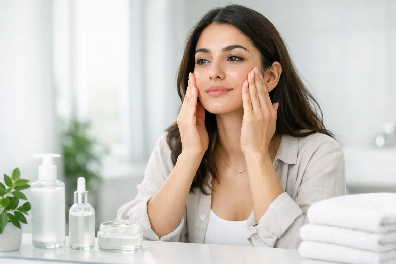 روتین مراقبت از پوست چرب: برنامه کامل صبح و شب برای کنترل چربی و جوش