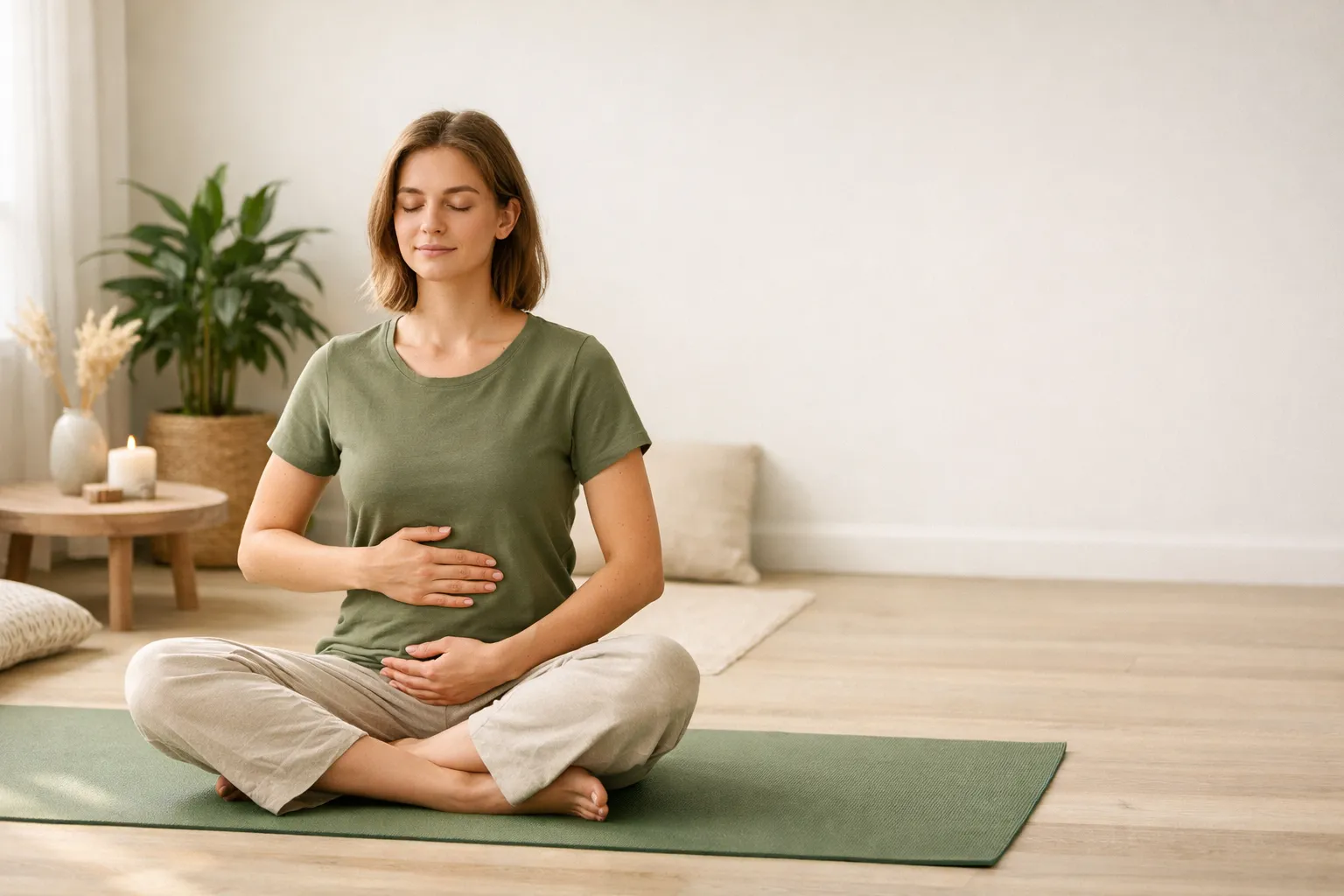 تنفس دیافراگمی برای کاهش اضطراب: آموزش قدم‌به‌قدم + روتین روزانه